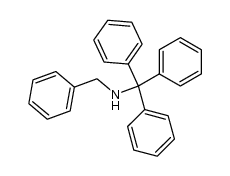 α,α-Diphenyl-N-benzylbenzenemethanamine结构式