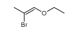 (Z)-1-ethoxy-2-bromopropene结构式