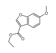 ethyl 6-methoxy-1-benzofuran-3-carboxylate结构式