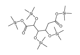 Arabino-hexaric acid, 2-deoxy-3,4,5-tris-O-(trimethylsilyl)-, bis(trim ethylsilyl) ester picture