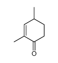 2,4-dimethylcyclohex-2-en-1-one结构式