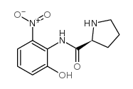 2-Pyrrolidinecarboxamide,N-(2-hydroxy-6-nitrophenyl)-,(2S)-(9CI)结构式