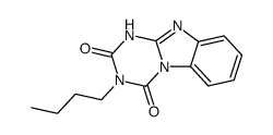 3-butyl-1H-benzo[4,5]imidazo[1,2-a][1,3,5]triazine-2,4-dione Structure