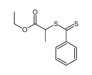 ethyl 2-(benzenecarbonothioylsulfanyl)propanoate结构式