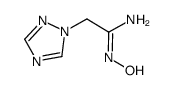 (1Z)-N'-Hydroxy-2-(1H-1,2,4-triazol-1-yl)ethanimidamide structure