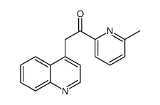 1-(6-methylpyridin-2-yl)-2-quinolin-4-ylethanone Structure