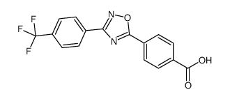 4-(3-(4-(TRIFLUOROMETHYL)PHENYL)-1,2,4-OXADIAZOL-5-YL)BENZOIC ACID Structure