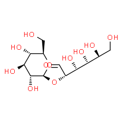 2-O-(β-D-Mannopyranosyl)-D-mannose Structure