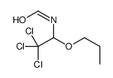 N-(2,2,2-trichloro-1-propoxyethyl)formamide Structure