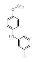 3-chloro-N-(4-methoxyphenyl)aniline Structure