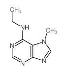 7H-Purin-6-amine,N-ethyl-7-methyl-结构式