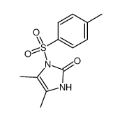 1-tosyl-4,5-dimethylimidazolin-2-one结构式