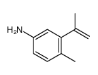 Benzenamine, 4-methyl-3-(1-methylethenyl)- (9CI) Structure