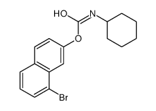 (8-bromonaphthalen-2-yl) N-cyclohexylcarbamate Structure