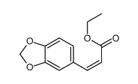 ethyl (Z)-3-(1,3-benzodioxol-5-yl)acrylate结构式