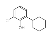 Phenol,2-chloro-6-cyclohexyl- Structure