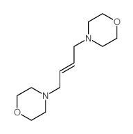 4-[(E)-4-morpholin-4-ylbut-2-enyl]morpholine structure