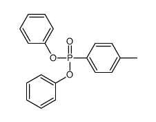 1-diphenoxyphosphoryl-4-methylbenzene结构式