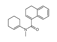 N-(cyclohexen-1-yl)-N-methyl-3,4-dihydronaphthalene-1-carboxamide Structure