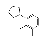 1-cyclopentyl-2,3-dimethylbenzene结构式