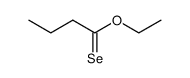 selenobutyric acid O-ethyl ester Structure