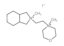 2-methyl-2-[2-(4-methyl-1-oxa-4-azoniacyclohex-4-yl)ethyl]-1,3,3a,4,5,6,7,7a-octahydroisoindole picture