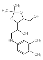 2-[(3,4-dimethylphenyl)amino]-1-[5-(hydroxymethyl)-2,2-dimethyl-1,3-dioxolan-4-yl]ethanol picture