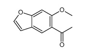 1-(6-METHOXYBENZOFURAN-5-YL)ETHANONE structure