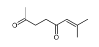 7-methyloct-6-ene-2,5-dione Structure