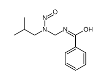 Benzamide, N-(((2-methylpropyl)nitrosoamino)methyl)- Structure