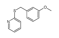 2-[(3-methoxyphenyl)methylsulfanyl]pyridine结构式