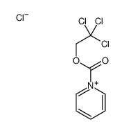 2,2,2-trichloroethyl pyridin-1-ium-1-carboxylate,chloride Structure