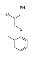 3-(2-methylphenyl)sulfanylpropane-1,2-dithiol Structure