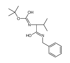 (S)-tert-butyl 1-(benzylamino)-3-methyl-1-oxobutan-2-ylcarbamate结构式