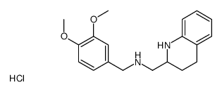 N-[(3,4-dimethoxyphenyl)methyl]-1-(1,2,3,4-tetrahydroquinolin-2-yl)methanamine,hydrochloride结构式