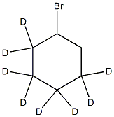 1-Bromo(2,2,3,3,4,4,5,5-2H8)cyclohexane结构式