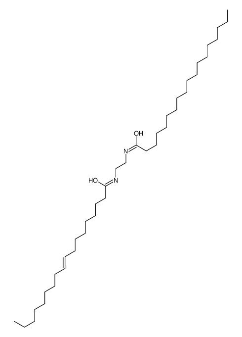 N-[2-(octadec-9-enoylamino)ethyl]octadecanamide Structure