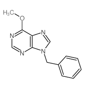 9-benzyl-6-methoxy-purine Structure