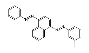 1-(Phenylazo)-4-[(3-methylphenyl)azo]naphthalene Structure