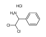 2,2-dichloro-1-phenylethan-1-amine hydrochloride Structure