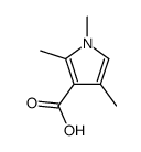 1,2,4-三甲基-1H-吡咯-3-羧酸结构式