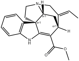 (±)-Akuammicine Structure