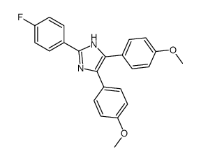 2-(4-fluorophenyl)-4,5-bis(4-methoxyphenyl)-1H-imidazole Structure