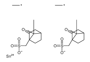 diethyltin, [(4S)-7,7-dimethyl-2-oxo-norbornan-1-yl]methanesulfonic ac id structure