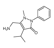 1-phenyl-2-methyl-3-aminomethyl-4-isopropylpyrazolone结构式