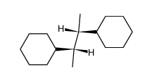 1,1'-(1,2-Dimethylethylene)biscyclohexane结构式