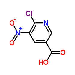 6-氯-5-硝基烟酸结构式