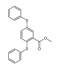 methyl 2,5-bis(phenylthio)benzoate结构式