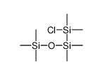 chloro-[dimethyl(trimethylsilyloxy)silyl]-dimethylsilane结构式