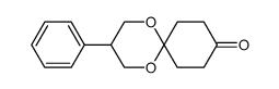 3-phenyl-1,5-dioxaspiro[5.5]undecan-9-one结构式